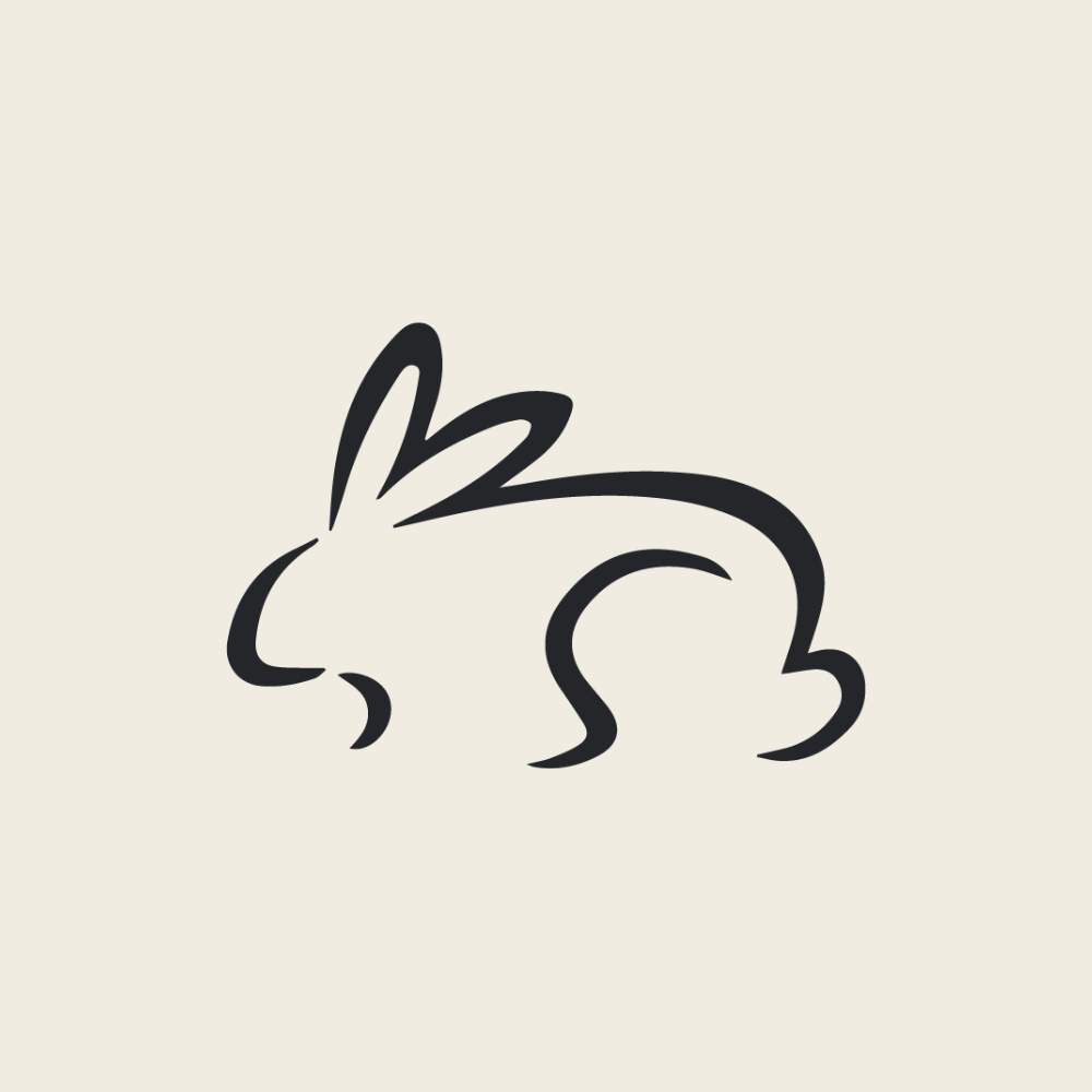 Symbool: dierproefvrij konijn