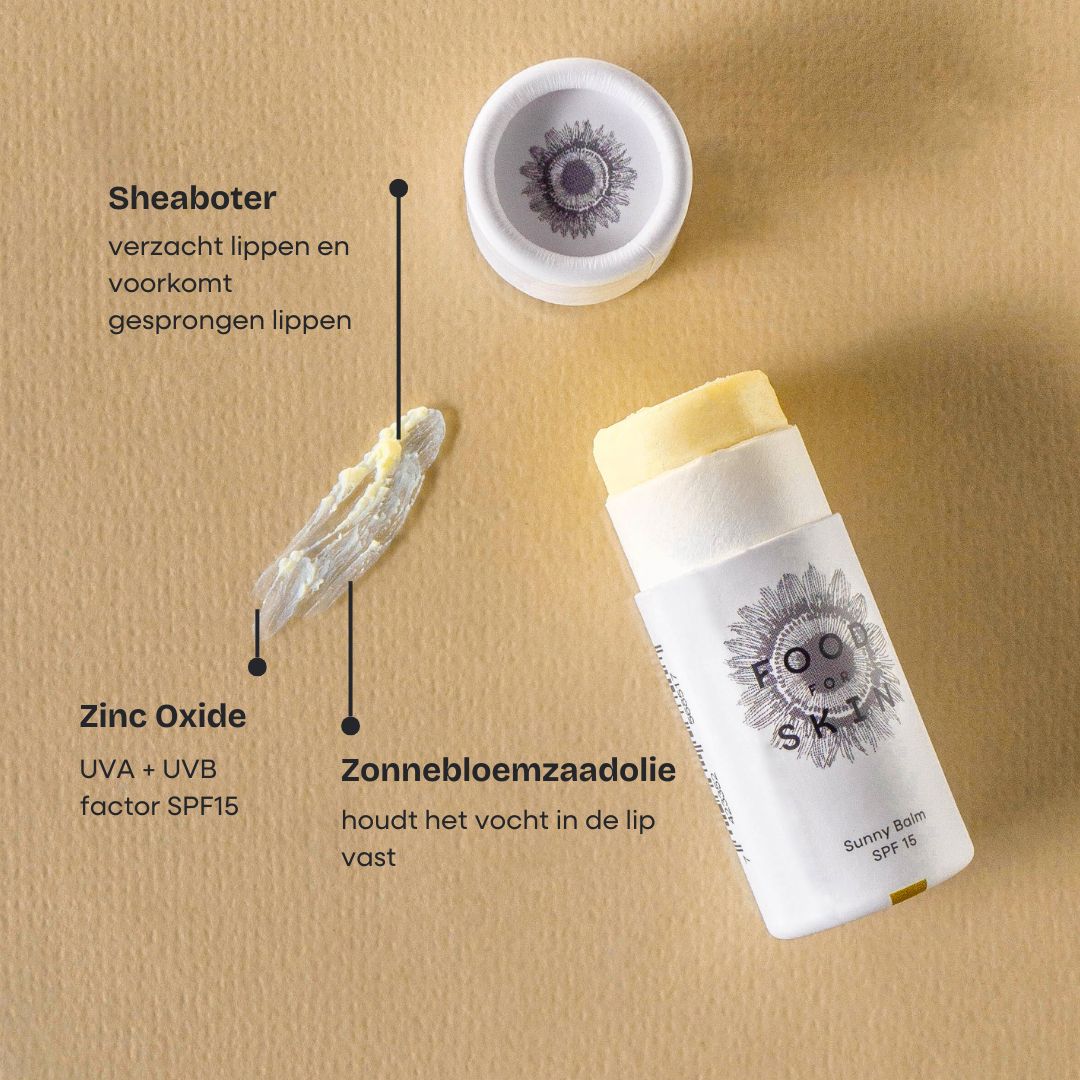 Natuurlijke lippenbalsem met SPF | Food for Skin