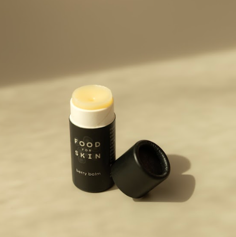 Vegan lippenbalsem met open dop 
