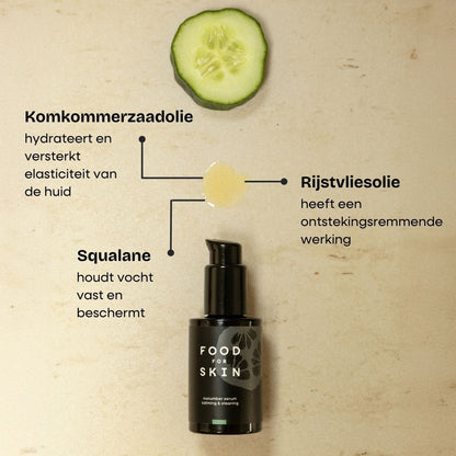 Voordelen van de ingredienten van het Cucumber Serum van Food for Skin uitgelicht