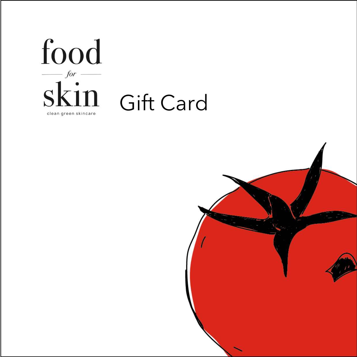 Food for Skin gift card