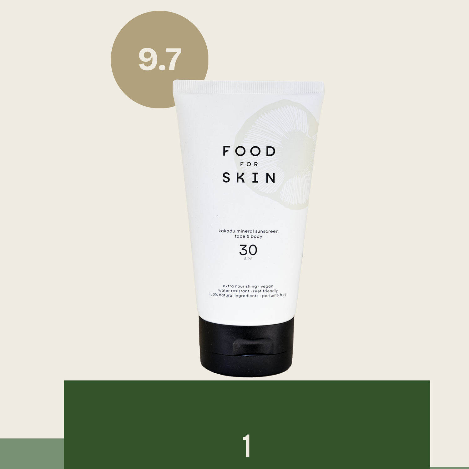 Food for Skin meest verantwoorde zonnebrandcrème op podium