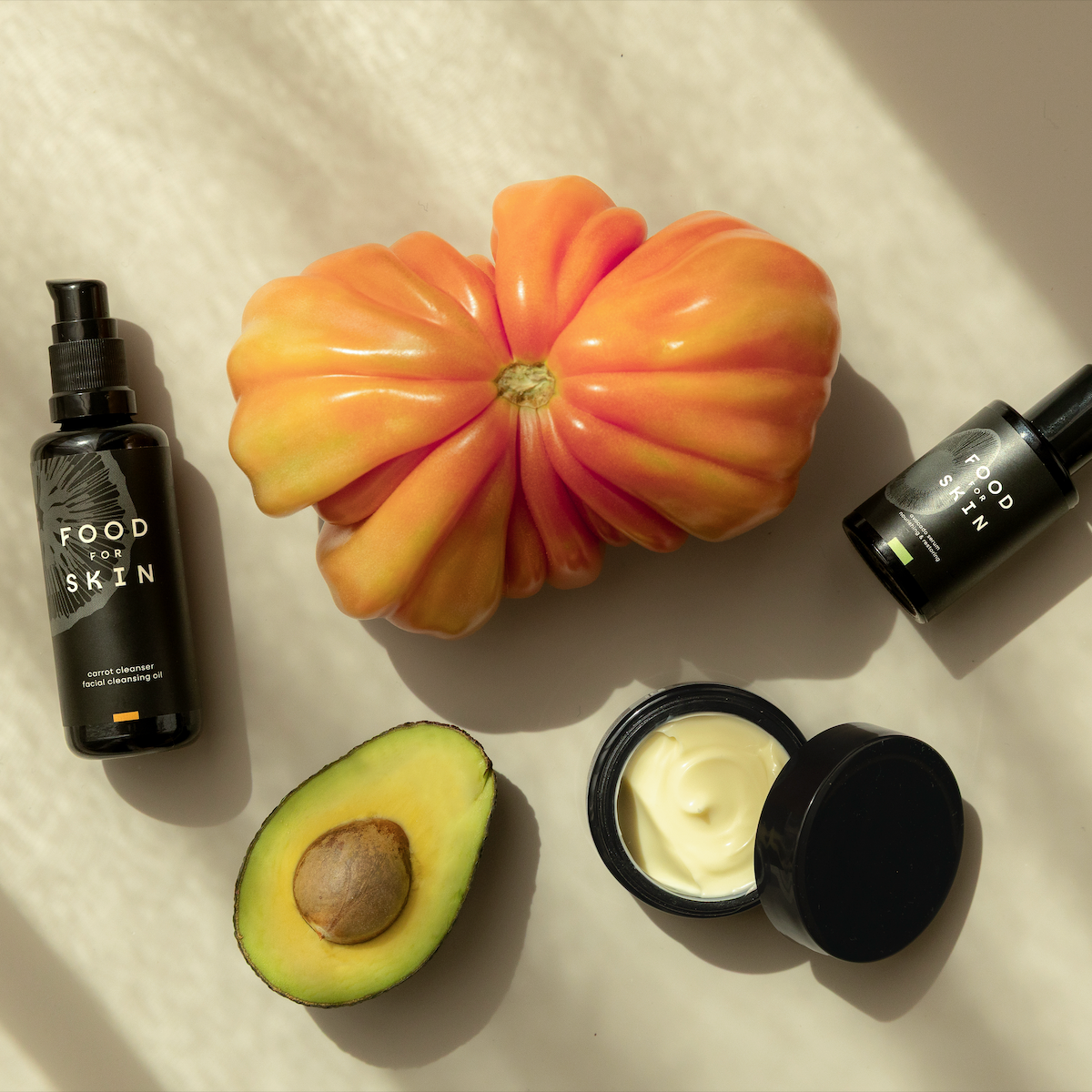 3-step basic routine Food for Skin