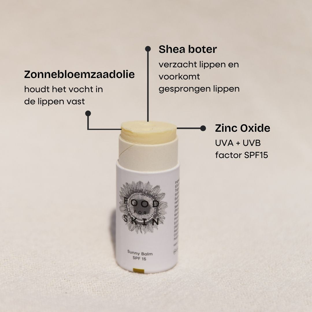 Ingredienen uitgelicht van de Food for Skin Sunny Balm