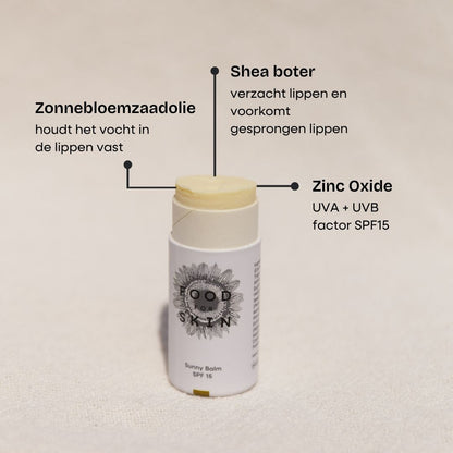 Ingredienen uitgelicht van de Food for Skin Sunny Balm