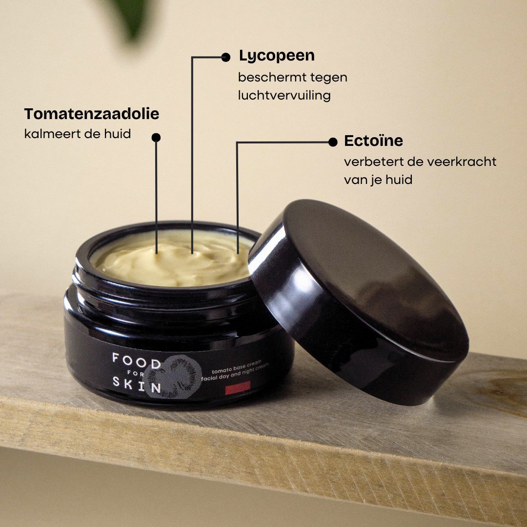 Ingrediënten infographic: Ingrediëntenoverzicht van de Tomato Base Cream