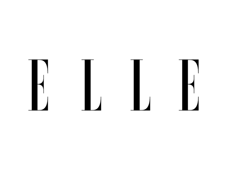 Badge: ELLE-logo, oude versie