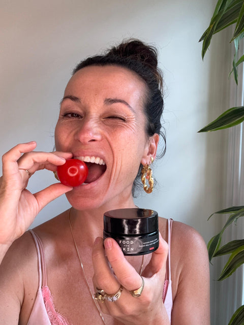 Birgit Schuurman met Tomato Base Cream